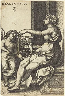 Angelic Cherubs Prints: Dialectic. Creator: Georg Pencz