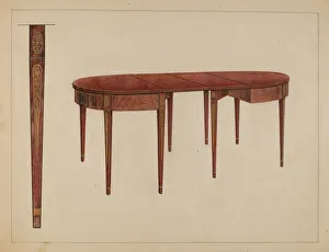 Heritage Images Print: Dining Table, 1936