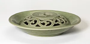 Ming Dynasty Print: Dish with Openwork Dome and Floral Scrolls