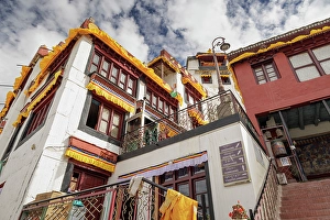 Buddhist Architecture Asia Prints: Diskit Monastery, Nubra Valley, Ladakh, India, 2023. Creator: Peter Thompson