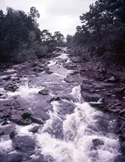 Arthur Charles Kirby Ware Prints: Dochart Falls at Killin, Scotland, c1955. Creator: Arthur Charles Kirby Ware