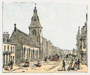 Colour Print of Dorchester, c1910: Roman Amphitheatre