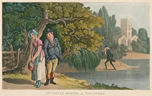 Thomas Rowlandson Prints: Dr Syntax Making a Discovery, 1820. Artist: Thomas Rowlandson