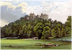 Dunster Castle, home of the Fownes-Luttrell family, Somerset, c1880 Dunster Castle, home of the Fownes-Luttrell family, Somerset, c1880