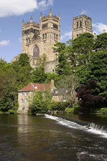 Durham Cathedral Prints: Durham Cathedral and Mill