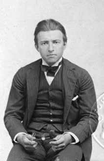 Early passport photograph of Claude Rains (1889-1967), English actor, early 20th century Early passport photograph of Claude Rains (1889-1967), English actor, early 20th century