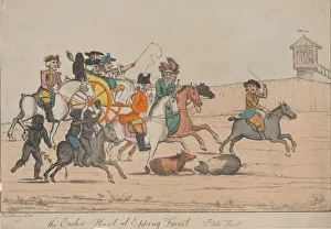 The Easter Hunt at Epping Forest Print, 1800-1820