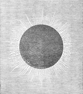 British Astronomy History Prints: The Eclipse of the Sun, 1871. Creator: Unknown