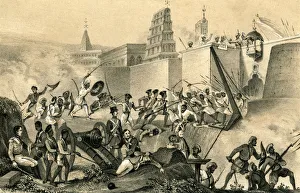 The last effort of Tippoo Saib at Seringapatam, 1799, (1847) The last effort of Tippoo Saib at Seringapatam, 1799, (1847)