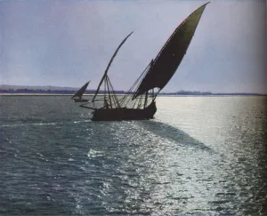 Felucca On The Nile Prints: Egypt, c1930s