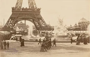 Eiffel Tower Print, 1890s