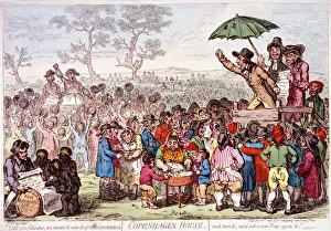 Prints of Copenhagen House.I tell you, citizens, we mean to new-dress the Constitution and turn it, and set a new nap on it Shakespeare ; showing an election fair in Copenhagen Fields, Islington, London, 1795 Politic Prints: Election Fair in Copenhagen Fields, London, 1795 Print