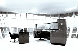 Electronic Control of Railway Stations, Madrid Print