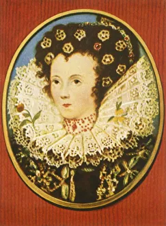 Elizabethan Era Fashion Prints: Elisabeth, (1933). Creator: Unknown
