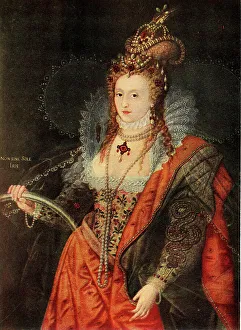 British Monarch Portraits Prints: Elizabeth, (c1911). Creator: Unknown