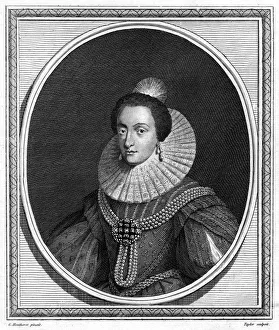 Elizabeth, Electress Palatine and Queen of Bohemia, (1787).Artist: Taylor Elizabeth, Electress Palatine and Queen of Bohemia, (1787).Artist: Taylor