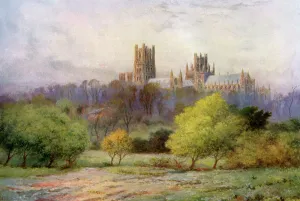 Ely Cathedral, Cambridgeshire, 1924-1926. Artist: FC Varley Ely Cathedral, Cambridgeshire, 1924-1926. Artist: FC Varley