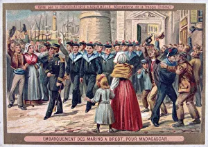Embarkation of the Marines at Brest for Madagascar, 1883 Embarkation of the Marines at Brest for Madagascar, 1883