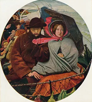 The Last of England, 1855. Artist: Ford Madox Brown The Last of England, 1855. Artist: Ford Madox Brown