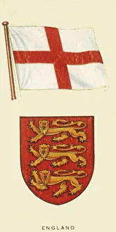 Royal Coat Of Arms UK Prints: England, c1935. Creator: Unknown