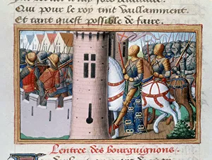 Entry of the Bourguignons to Paris, May 1418, (1484) Entry of the Bourguignons to Paris, May 1418, (1484)