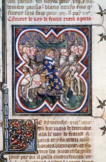 Entry of John II to Paris, July 1360, (1375-1379) Entry of John II to Paris, July 1360, (1375-1379)