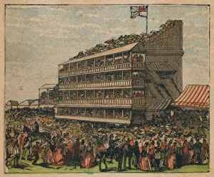 Epsom Derby Day Print, c1910