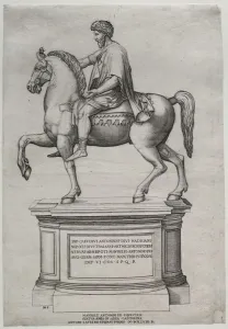 Marcus Aurelius Statue Prints: Equestrian Statue of Marcus Aurelius