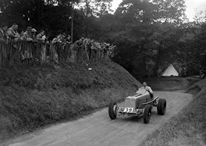 ERA of Raymond Mays competing in the Shelsley Walsh Hillclimb, Worcestershire, 1935 ERA of Raymond Mays competing in the Shelsley Walsh Hillclimb, Worcestershire, 1935