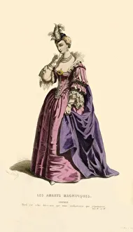 Print of Eriphile, 1868 Watercolor