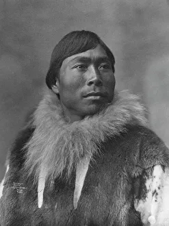 Lomen Brothers Photography Prints: Eskimo posing, c1903, printed (1927?). Creator: Lomen Brothers
