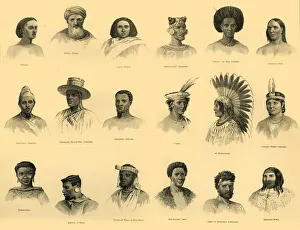 Antique Black And White Photos Prints: Ethnology, c1910. Creator: Unknown