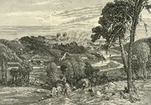 Cassell And Company Prints: Exter, from Exwick Fields, 1898. Creator: Unknown