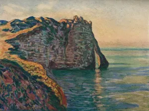Falaises A Etretat, 1885. Artist: Claude Monet Falaises A Etretat, 1885. Artist: Claude Monet