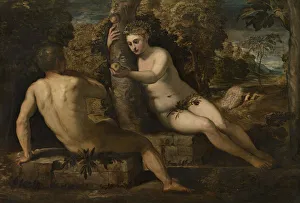 Tintoretto Art Prints: The Fall from Grace, ca 1552