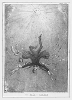 British Politics 19th Century Prints: The Fall of Icarus, 1834. Creator: John Doyle