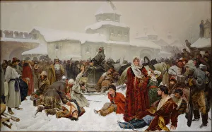 The Fall of Novgorod Print, Chazen Museum Collection