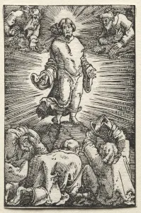 German Woodcuts Prints: The Fall and Redemption of Man: The Transfiguration
