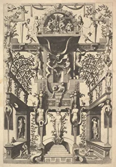 Fantastic Architecture Structure Print, 1557