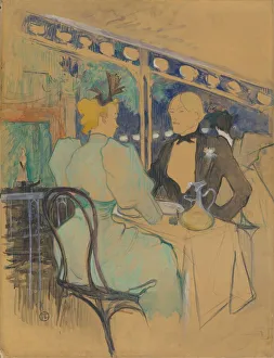 Fashionable People at Les Ambassadeurs (Aux Ambassadeurs: Gens Chic), 1893 Fashionable People at Les Ambassadeurs (Aux Ambassadeurs: Gens Chic), 1893