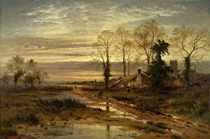 February Fill Dyke, 1881 Print by Benjamin Williams Leader