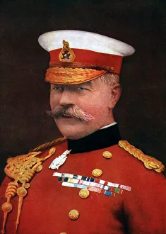 Field Marshal Earl Kitchener of Khartoum, Secretary for War, 1914-1916, (c1920). Artist: Russell & Sons Field Marshal Earl Kitchener of Khartoum, Secretary for War, 1914-1916, (c1920). Artist: Russell & Sons