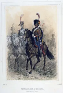 Field Marshal of the Horse Artillery, 1859. Artist: Auguste Raffet Field Marshal of the Horse Artillery, 1859. Artist: Auguste Raffet