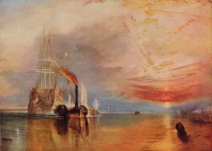 The Fighting Temeraire, 1839. Artist: JMW Turner The Fighting Temeraire, 1839. Artist: JMW Turner