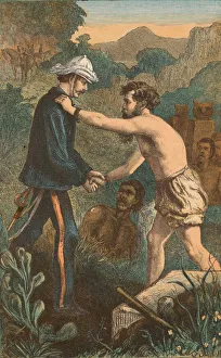 The Finding of Hamilton at Lucknow, c1910 Print