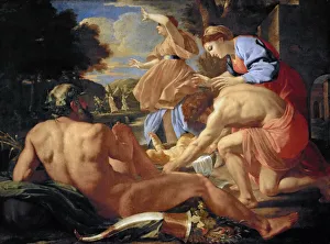 Poussin's The Finding of Moses, 1624 Print