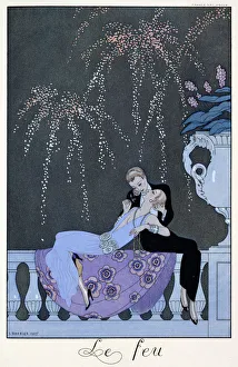 Art Deco Prints: The Fire, 1925