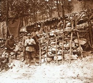 First-aid post, Argonne, northern France, c1914-c1918