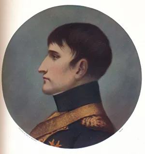 Print of The First Consul, a portrait of Napoleon Bonaparte
