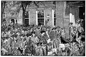 Print of First Public Reading of the Declaration